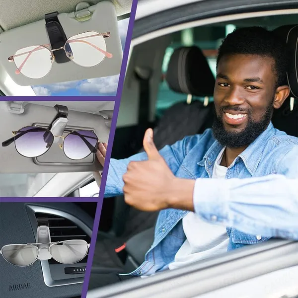 2-Pack_Car_Sun_Visor_Glasses_Holder_Clip_–_Secure,_Scratch-Free_Eyeglass_&_Sunglass_Mount_–_Easy_Install,_Universal_Fit_(Black)