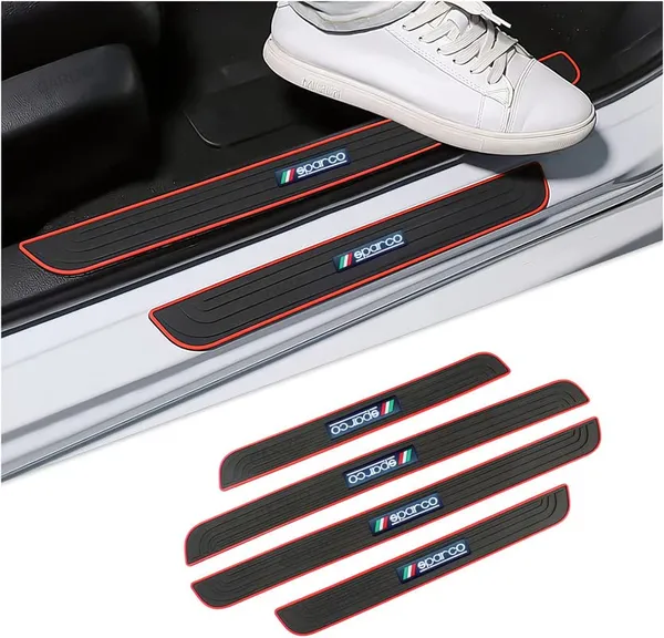 Sparco_Door_Sill_Protectors_–_Pack_of_4_Black_&_Red_Scuff_Guards_–_Universal_Fit_Step_Panel_Cover_for_All_Cars
