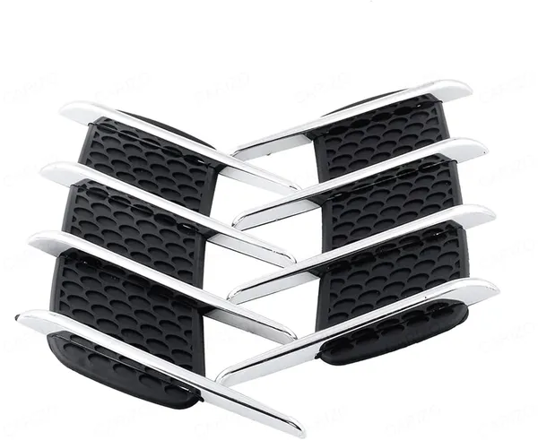 Fender_Scoop_Car_Side_Vent_(Pack_Of_2)_Universal_Air_Intake_Grille_Inlet_Trim_Decor_Cover_Abs_Air_Vent_Car_Accessory_(4_Line_Stroke)