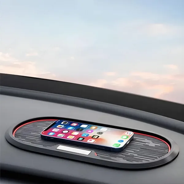 Gripmaster_Sports_Edition_Anti-Slip_Dashboard_Mat_For_Cars_“_Black_&_Red_|_Robust_Pvc_Storage_Pad_With_Sports_Logo_For_Phone,_Wallet,_Keys_&_More_“_Secure,_Stylish_&_Durable_Car_Accessory