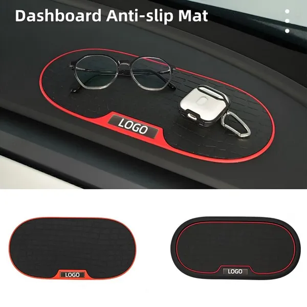 Gripmaster_Sports_Edition_Anti-Slip_Dashboard_Mat_For_Cars_“_Black_&_Red_|_Robust_Pvc_Storage_Pad_With_Sports_Logo_For_Phone,_Wallet,_Keys_&_More_“_Secure,_Stylish_&_Durable_Car_Accessory