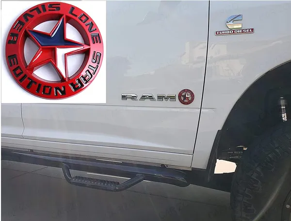 Premium_Zinc_Alloy_Badge,_3D_Premium_Car_Side_Fender_Rear_Trunk_(Design:_Silver_Lone_Star_Edition,_Red)_Emblem_Logo_Badge_Decals