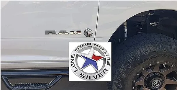 Premium_Zinc_Alloy_Badge,_3D_Premium_Car_Side_Fender_Rear_Trunk_(Design:_Silver_Lone_Star_Edition,_Silver)_Emblem_Logo_Badge_Decals