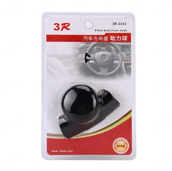 Steering_Wheel_Knob_Spinner_3R-2151_Black,_360Â°_Rotation,_Silicone,_Power_Save_Turn_Ball_Booster_With_Steering_Grip_Compatible_With_All_Cars