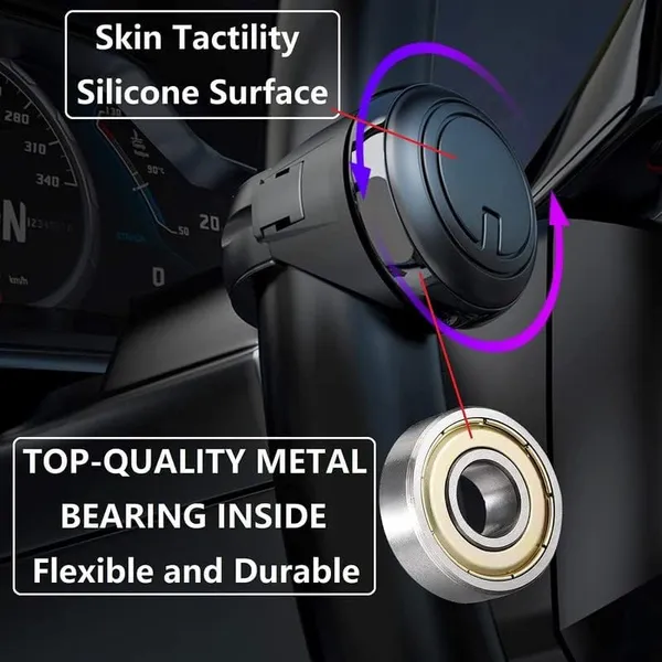 Steering_Wheel_Knob_Spinner_3R-2251_Black,_360Â°_Rotation,_Skin-Touch_Silicone,_Power_Save_Turn_Ball_Booster_Compatible_With_All_Cars