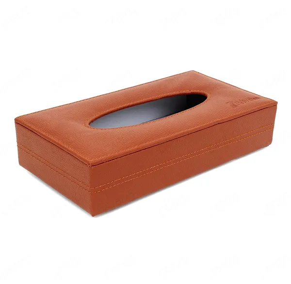 Tissue_Box_Rectangular_Pu_Leather_Facial_Tissue_Napkin_Dispenser_Box_Holder_For_Car_Tan