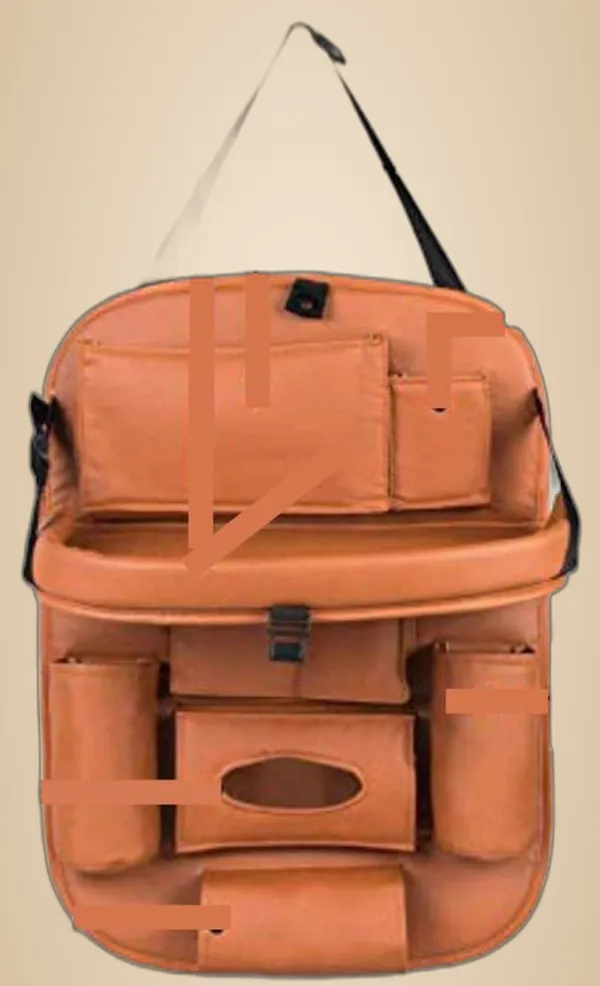 Car_Leather_Back_Seat_Organizer_With_Foldable_Table,_Waterproof_Multi-Pocket_Storage,_Luxury_Tan_Seat_Back_Organizer_Compatible_With_All_Cars