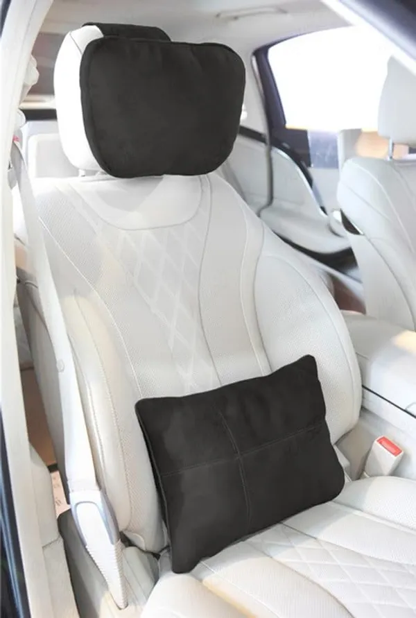 Headrest_Waist_Cushion_Set_Black,_Maybach_Design_Super_Soft_Car_Headrest_(2_Pc)_&_Pillow_Lumbar_Support_(2_Pc)_Compatible_With_All_Cars_&_Suv's