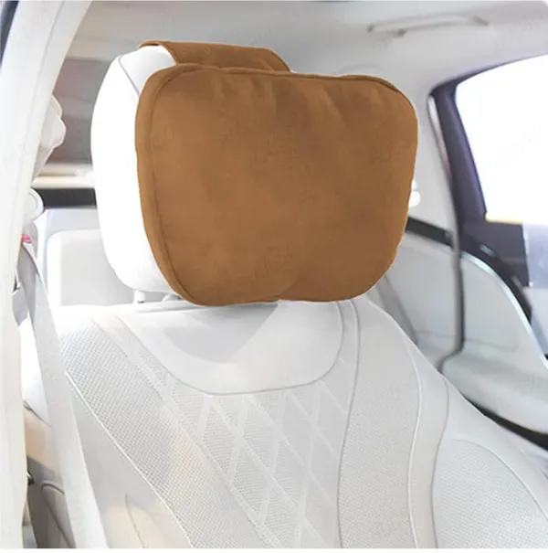 Headrest_Waist_Cushion_Set_Tan,_Maybach_Design_Super_Soft_Car_Headrest_(2_Pc)_&_Pillow_Lumbar_Support_(2_Pc)_Compatible_With_All_Cars_&_Suv's