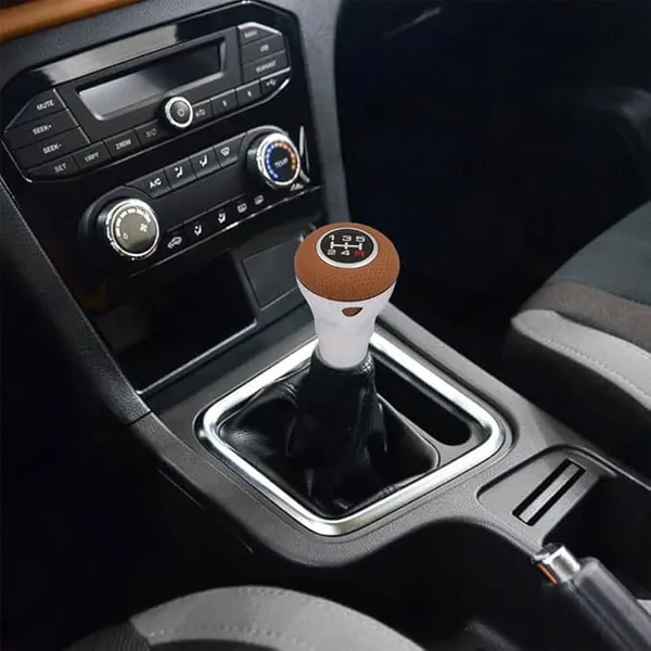 Car_5_Speed_Manual_Transmission_Gear_Shift_Knob_Dynodrive_Beige_With_4_Adapters,_Screws_And_Allen_Key