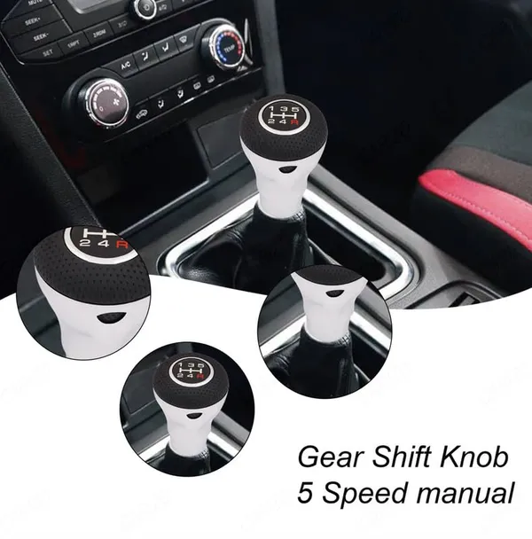 Car_5_Speed_Manual_Transmission_Gear_Shift_Knob_Dynodrive_Black_With_4_Adapters,_Screws_And_Allen_Key