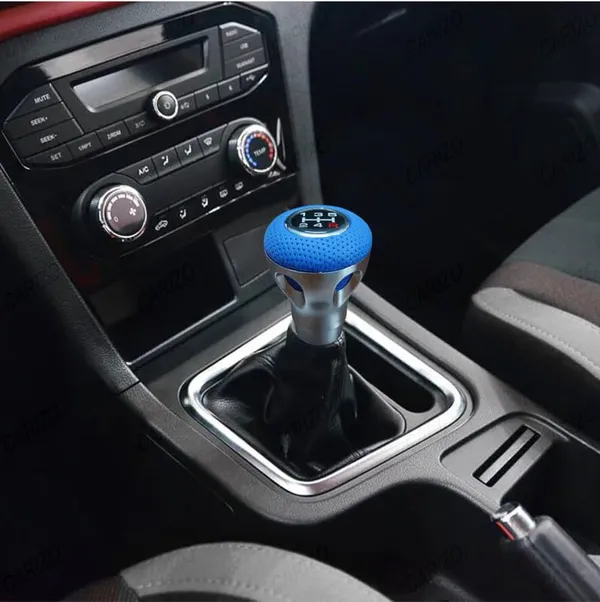 Car_5_Speed_Manual_Transmission_Gear_Shift_Knob_Dyno_Drive_Blue_With_4_Adapters,_Screws_And_Allen_Key