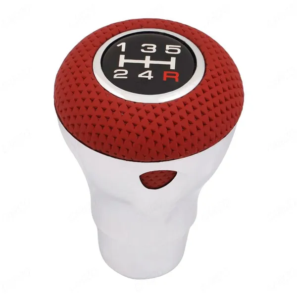 Car_5_Speed_Manual_Transmission_Gear_Shift_Knob_Dynodrive_Red_With_4_Adapters,_Screws_And_Allen_Key
