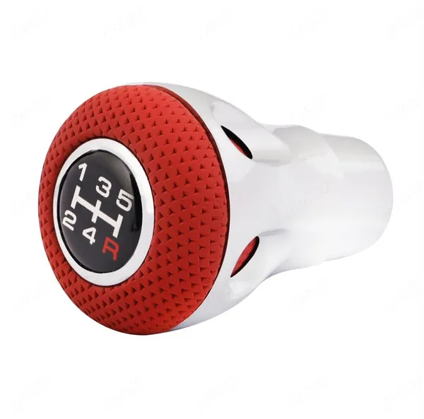Car_5_Speed_Manual_Transmission_Gear_Shift_Knob_Dynodrive_Red_With_4_Adapters,_Screws_And_Allen_Key