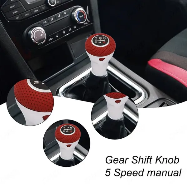 Car_5_Speed_Manual_Transmission_Gear_Shift_Knob_Dynodrive_Red_With_4_Adapters,_Screws_And_Allen_Key