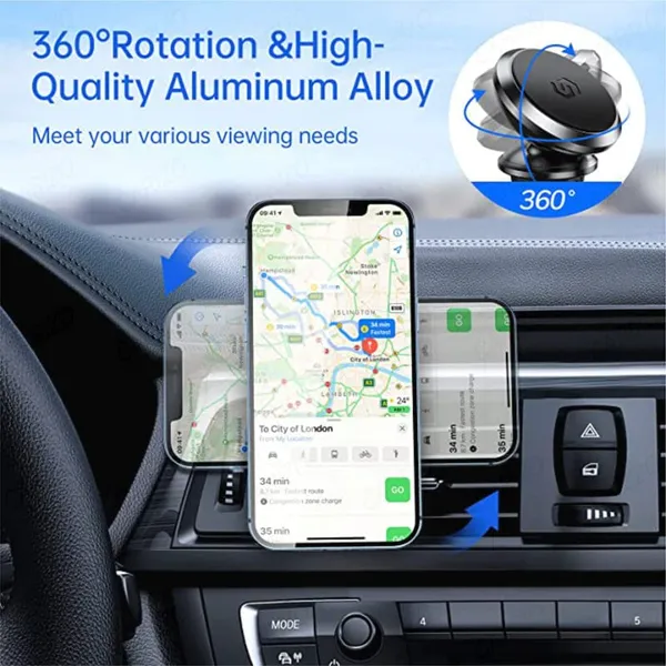 Magnetic_Air_Vent_Phone_Car_Mount_–_Secure_Grip_with_Fast_Snap_Technology_–_360°_Rotation_&_One-Hand_Operation_–_Compact,_Easy_Install_for_All_Vehicles