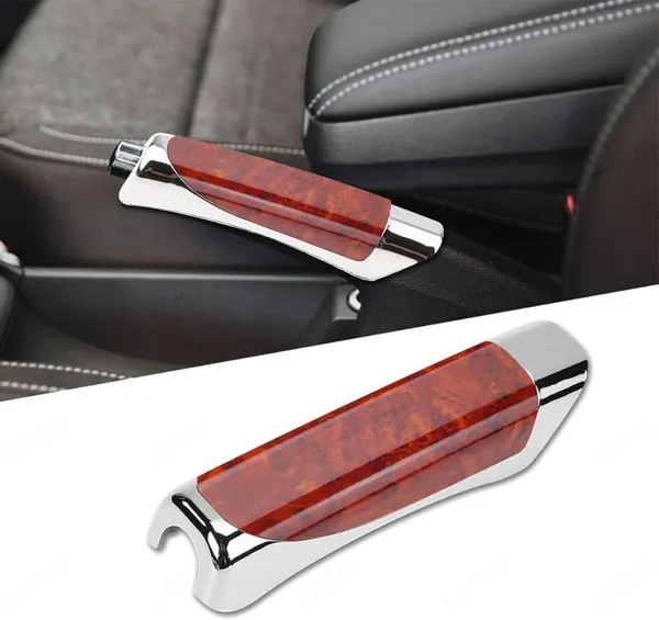 Mahogany_Electroplated_Abs_Car_Handbrake_Grip,_Anti-Slip_&_Ergonomic_Design,_Compatible_With_All_Cars_&_Suv'S
