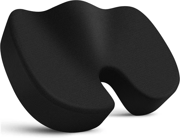 Memory_Foam_Seat_Cushion_–_Orthopedic_Tailbone_Pain_Relief_&_Posture_Support_Pillow_with_Breathable_Black_Mesh_Cover_for_Office,_Car,_and_Travel
