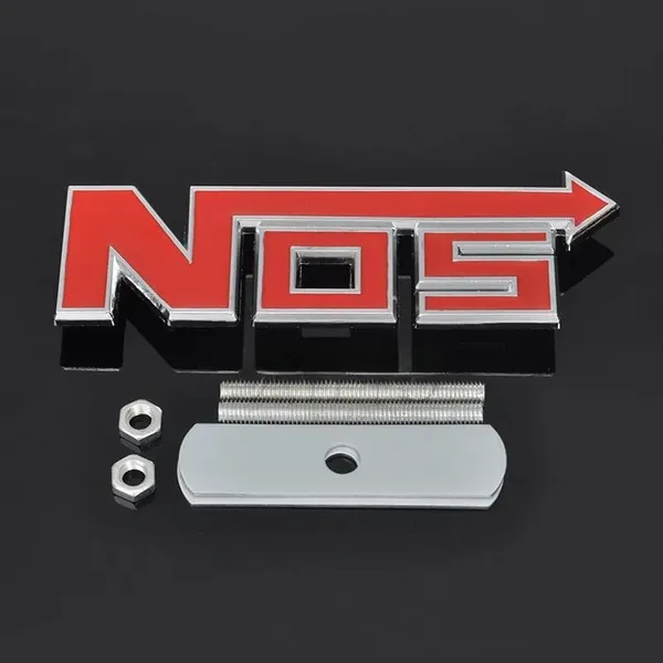 NOS_3D_Metallic_Alloy_Front_Grill_Emblem_Badge_–_Silver_&_Red_|_Premium_Car_Exterior_Decoration