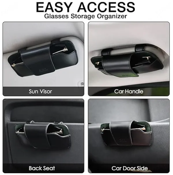 PU_Leather_Car_Sunglasses_Holder_–_Beige_Organizer_for_Small_Essentials,_Universal_Fit_for_All_Vehicles