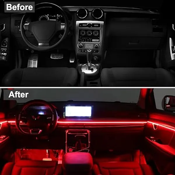 Car_Interior_Led_Strip_Lights,_Glowing_Electroluminescent_Wire_Lights_Ambient_Lighting_Kits_(5M,_Red)_Compatible_With_All_Cars