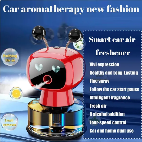 Smart_Robot_Car_Air_Freshener_Red_–_Automatic_Aromatherapy_Diffuser_with_LED_Expression,_Natural_Plant_Fragrance_&_Multi-Mode_Spray_for_Car,_Home_&_Office