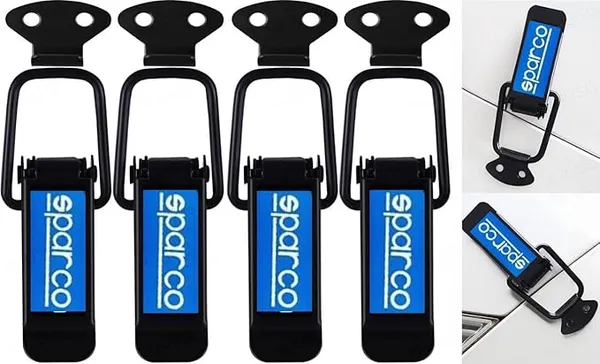 Sparco_Quick_Release_Car_Bumper_Hook_Clips,_Pack_of_4