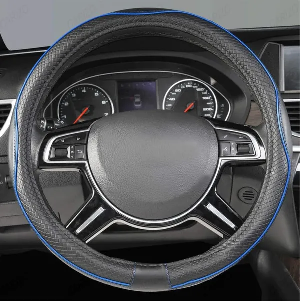 Sportline_Steering_Wheel_Cover_Black_&_Blue,_Antislip_Grip,_Odourless_Material,_Sporty_Premium_Look