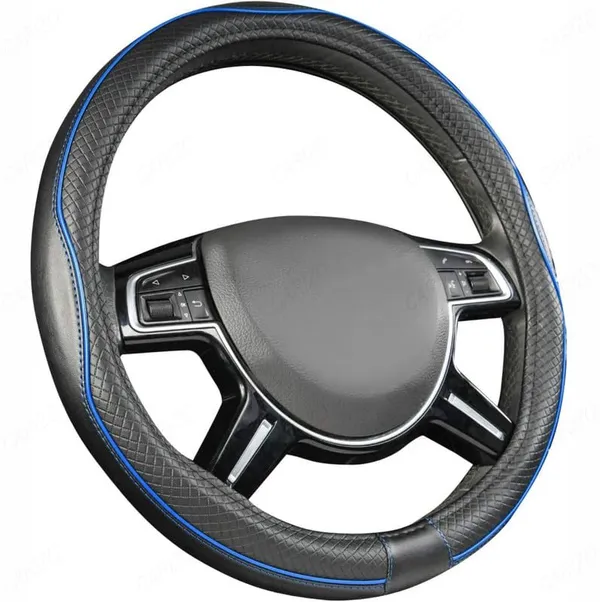 Sportline_Steering_Wheel_Cover_Black_&_Blue,_Antislip_Grip,_Odourless_Material,_Sporty_Premium_Look