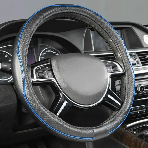 Sportline_Steering_Wheel_Cover_Black_&_Blue,_Antislip_Grip,_Odourless_Material,_Sporty_Premium_Look