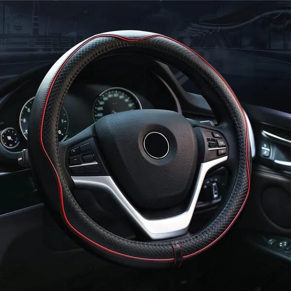 Sportline_Steering_Wheel_Cover_Black_&_Red,_Antislip_Grip,_Odourless_Material,_Sporty_Premium_Look