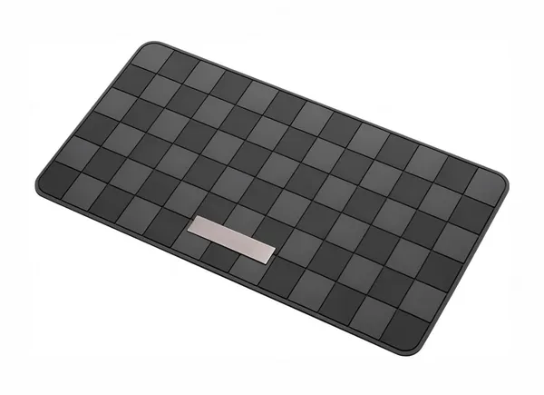 Sports_Non-Slip_Car_Dashboard_Mat_“_Adhesive-Free,_Heat-Resistant,_Grid_Pattern_In_Black_&_Grey_“_Interior_Protection_&_Decor
