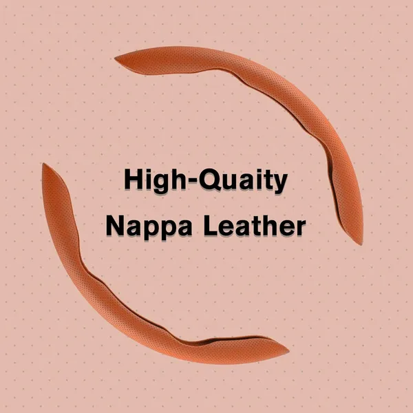 Steering_Wheel_Cover_Nappa_Leather_Grips_(Brown)_Breathable_Odorless_Non-Slip_Car_Accessory_With_Pressure_Holes_Compatible_With_All_Cars