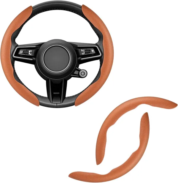 Steering_Wheel_Cover_Nappa_Leather_Grips_(Brown)_Breathable_Odorless_Non-Slip_Car_Accessory_With_Pressure_Holes_Compatible_With_All_Cars