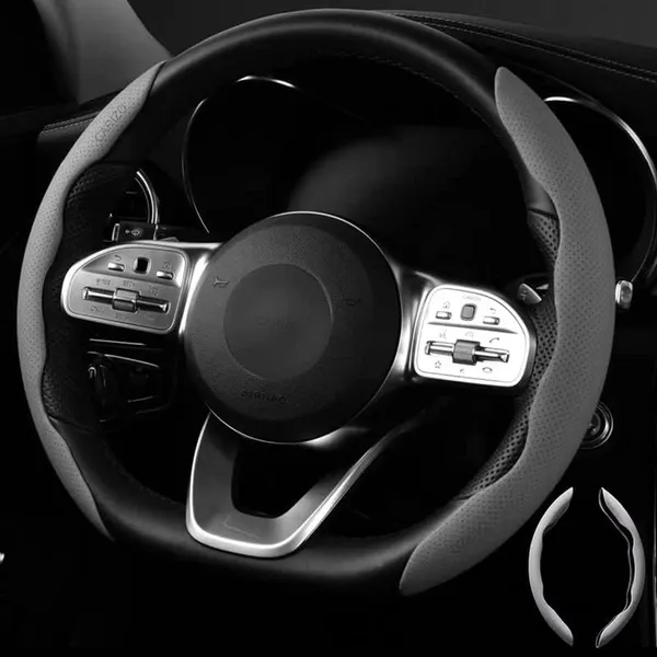 Steering_Wheel_Cover_Nappa_Leather_Grips_(Grey)_Breathable_Odorless_Non-Slip_Car_Accessory_With_Pressure_Holes_Compatible_With_All_Cars