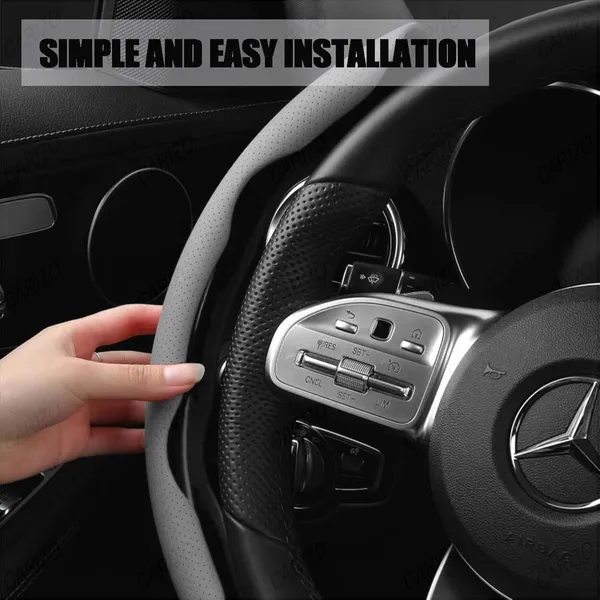 Steering_Wheel_Cover_Nappa_Leather_Grips_(Grey)_Breathable_Odorless_Non-Slip_Car_Accessory_With_Pressure_Holes_Compatible_With_All_Cars