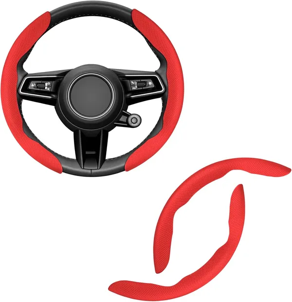 Steering_Wheel_Cover_Nappa_Leather_Grips_(Red)_Breathable_Odorless_Non-Slip_Car_Accessory_With_Pressure_Holes_Compatible_With_All_Cars