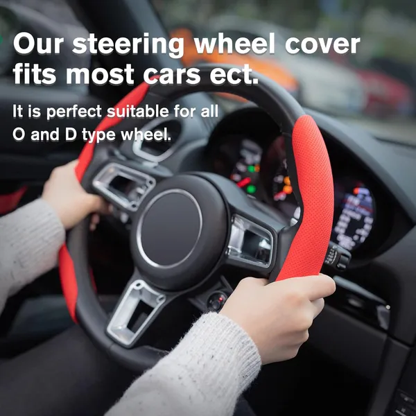 Steering_Wheel_Cover_Nappa_Leather_Grips_(Red)_Breathable_Odorless_Non-Slip_Car_Accessory_With_Pressure_Holes_Compatible_With_All_Cars