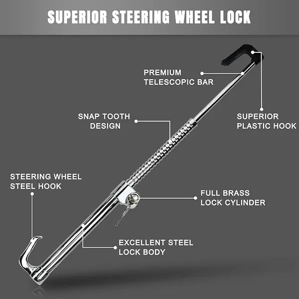 Steering_Wheel_Lock_Silver_–_Retractable_Universal_Anti-Theft_Security_Bar_with_Adjustable_Brake_&_Clutch_Pedal_Lock,_Heavy-Duty_Steel_Design_&_2_Keys_for_Car,_Truck,_SUV_&_Van