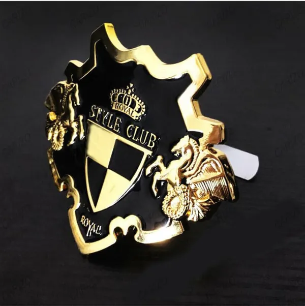 Style_Club_3D_Metallic_Alloy_Front_Grill_Emblem_Badge_–_Black_&_Gold_|_Premium_Car_Exterior_Decoration
