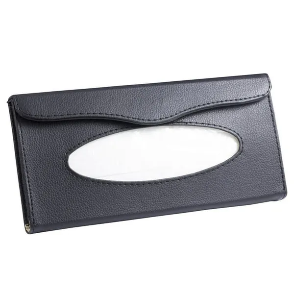 Sun_Visor_Car_Tissue_Holder_–_Premium_Black_Leather_Napkin_Dispenser,_Universal_Fit_for_All_Cars