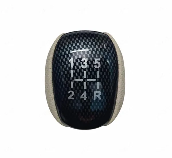 Universal_5-Speed_Manual_Gear_Shift_Knob_–_Leather_&_Carbon_Beige,_Stylish_Upgrade_for_Any_Car