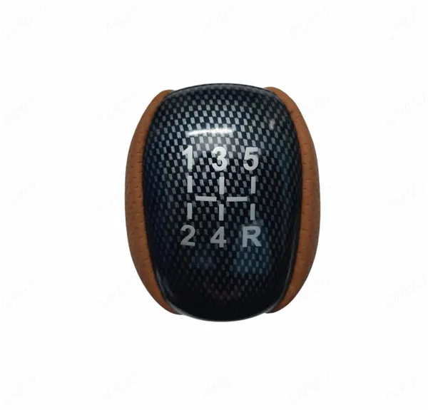 Universal_5-Speed_Manual_Gear_Shift_Knob_–_Leather_&_Carbon_Tan,_Stylish_Upgrade_for_Any_Car