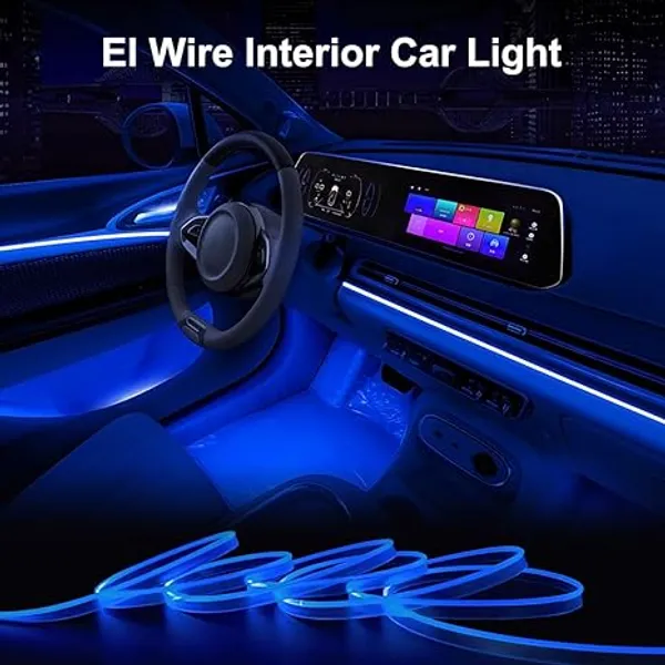 Car_Interior_Led_Strip_Lights,_Glowing_Electroluminescent_Wire_Lights_Ambient_Lighting_Kits_(5M,_Blue)_Compatible_With_All_Cars