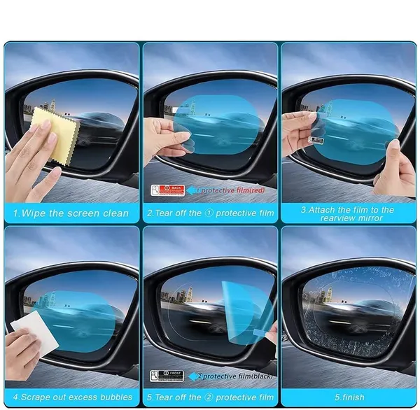 _Car_Rear_View_Mirror_Anti_Fog_Waterproof_Protective_Film,_Anti-Glare,_Rain-Proof,_Anti_Water_Mist,_Anti-Scratch_HD_Nano_Film_(Oval_&_Square,_Pack_of_4)_Compatible_with_All_Cars