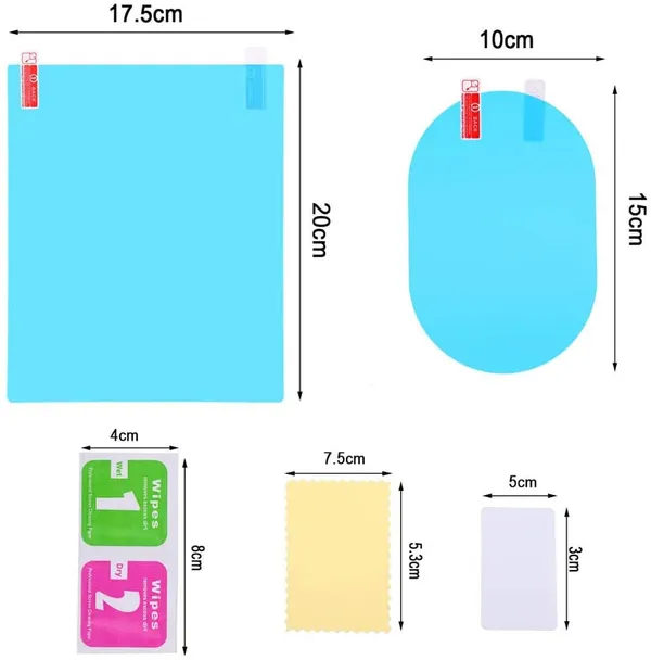_Car_Rear_View_Mirror_Anti_Fog_Waterproof_Protective_Film,_Anti-Glare,_Rain-Proof,_Anti_Water_Mist,_Anti-Scratch_HD_Nano_Film_(Oval_&_Square,_Pack_of_4)_Compatible_with_All_Cars