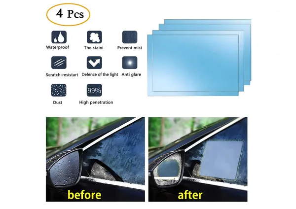 _Car_Rear_View_Mirror_Anti_Fog_Waterproof_Protective_Film,_Anti-Glare,_Rain-Proof,_Anti_Water_Mist,_Anti-Scratch_HD_Nano_Film_(Oval_&_Square,_Pack_of_4)_Compatible_with_All_Cars