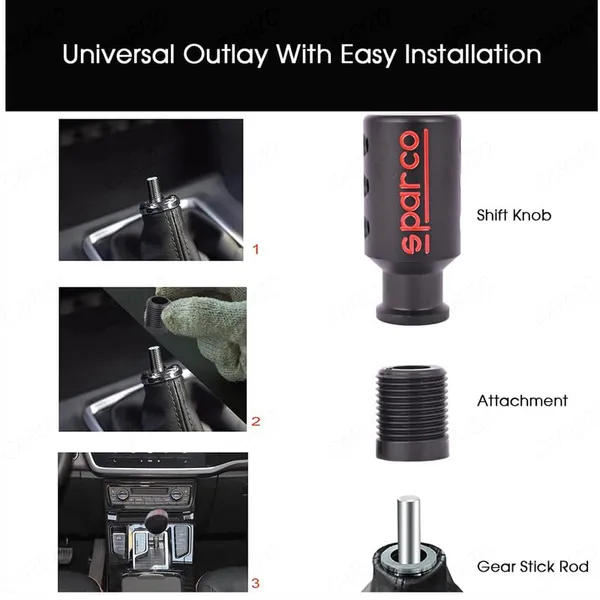 Car_Gear_Shift_Knob_Manual_And_Automatic_Transmission_,_Metal_Alloy,_Sparco_Black_Red,_Premium_Design,_Installation_Kit_Included
