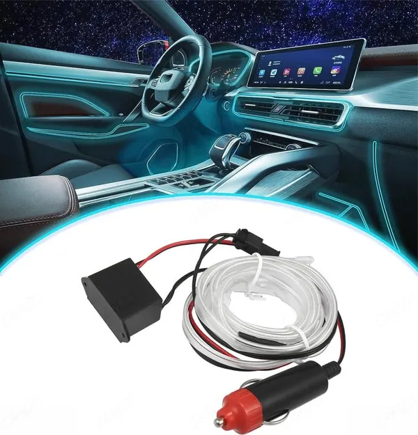 Car_Interior_Led_Strip_Lights,_Glowing_Electroluminescent_Wire_Lights_Ambient_Lighting_Kits_(5M,_Ice_Blue)_Compatible_With_All_Cars