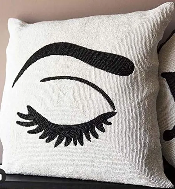 Black_Cotton_Beaded_Embroidery_Pillow/Sofa_Cushion_Cover_For_Bedroom,_Living_Room,_Office_(16X16-Inches)_-_Set_Of_1_Eye_Pattern